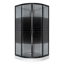 Душова кабіна VIVIA 091 Black s line JK New 90*90*191 мілкий піддон ( А0055604 )