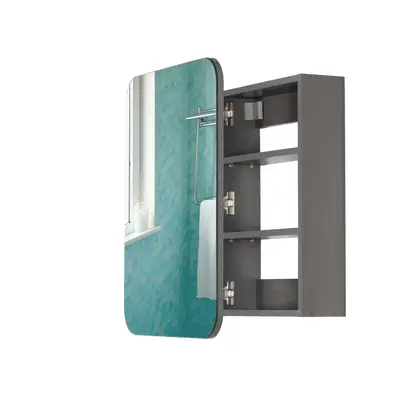 Дзеркало з шафкою Loft дзеркальна підвісна 70*55 (Eko) ( А0059416 )