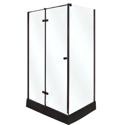 Душова кабіна INSANA Adriana Black M 100х80х210 мілкий піддон 14см ( А0051343 )