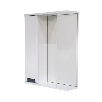 Дзеркало з шафкою Poli 60 L біле ліве ( А0051238 )
