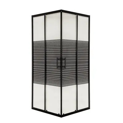 Душова кабіна INSANA Aqua Black Line JK 90х90х195 мм без піддона ( А0059654 )