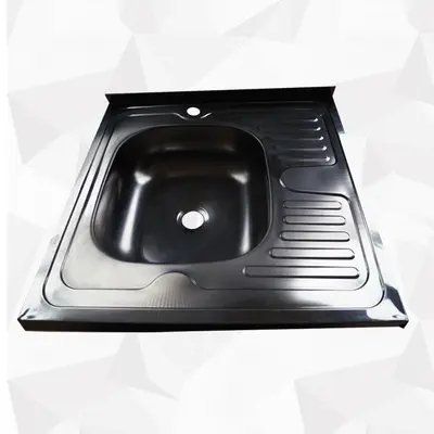 Кухонна мийка сталева накладна 60х60 L ( А0019337 )