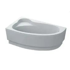 Ванна акрилова асиметрична GLORIA 160x90 L + ноги + екран під ванну ( А0045130 )