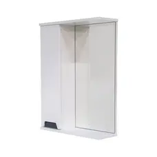 Дзеркало з шафкою Poli 55 L біле ліве ( А0051234 )