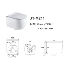 Унітаз Nimis JTM211 490*365*330 ( А0058510 )