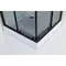 Душовий бокс Poli black - HL 90*90*215 мілкий піддон ( А0058302 )