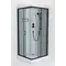 Душовий бокс Poli black - HL 90*90*215 мілкий піддон ( А0058302 )