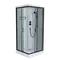 Душовий бокс Poli black - HL 90*90*215 мілкий піддон ( А0058302 )
