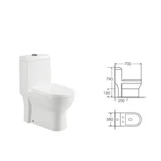 Унітаз-моноблок Iton JL 70x38x79 білий ( А0060306 )