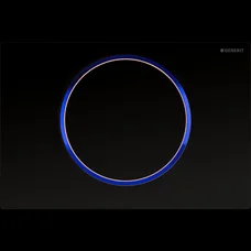 115.758.KK.5 Geberit Sigma 10,клавіша з системою змив/стоп,пластик,біла/позолота/біла