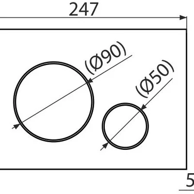 Інсталяція AlcaPlast 4в1 AM101/1120 з хромованою круглою кнопкою M671 + підвісний унітаз ROUND