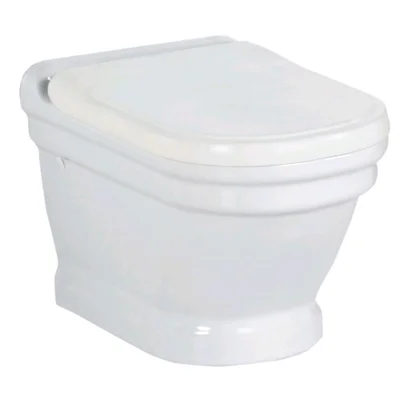 ANTIK Унітаз підвісний, кришка з сидінням Duroplast, з механізмом soft-close, біла