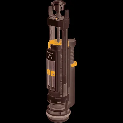 Зливний клапан type 290, подвійне змивання, хром глянцевий