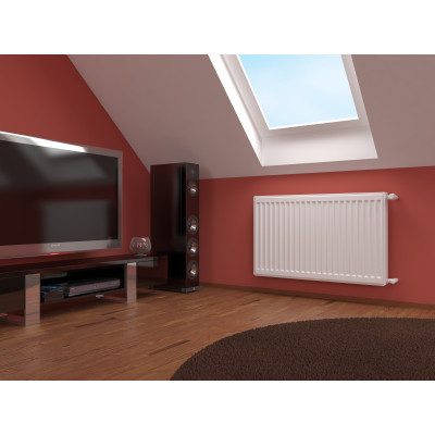 Радіатор сталевий панельний Hi-Therm 20 тип 600x600 бок