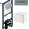Інсталяція Koller Pool Alcora ST1200 + панель змиву Integro Chrome + підвісний унітаз KVADRO
