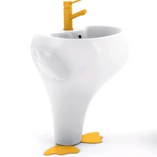 DUCKY Умивальник 40x52 см в комплекті з декоративними ніжками DC052.00000
