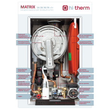 Котел газовий MATRIX 30HST, конденс. (одноконт. з кер.)