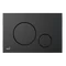 Інсталяція AlcaPlast 4в1 AM101/1120 з чороною матовою круглою кнопкою M678 + підвісний унітаз ROUND