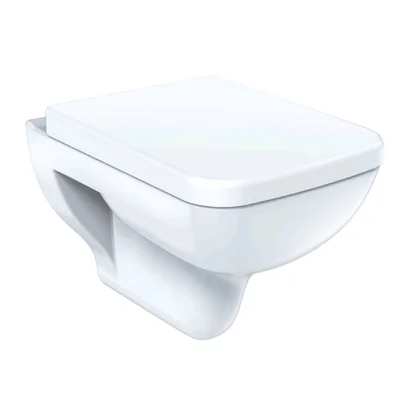 BENE Унітаз підвісний, кришка з сидінням Duroplast, з механізмом soft-close, біла