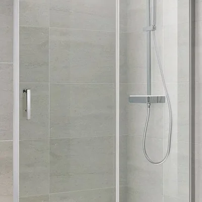 TD120C Душові двері TREND двосекційні 1200x1900 мм скло прозоре