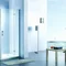 Душова кабіна квадратна розпашна, скло 6мм clear 90*90