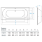 Ванна Dakota Double 180х80