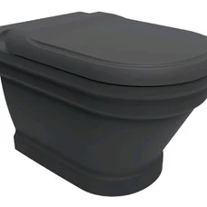 ANTIK Унітаз підвісний, кришка з сидінням Duroplast, з механізмом soft-close, антрацит матовий
