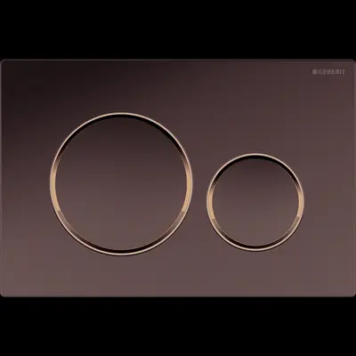 Змивна клавіша Sigma 20, подвійний змив, хром матовий/хром глянцевий/хром матовий Змивна клавіша Sigma 20, подвійний змив, хром матовий/хром глянцевий/хром матовий