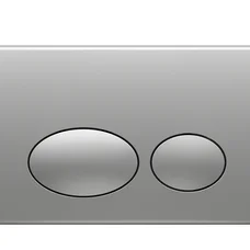 Панель змивання Round Matt Chrome