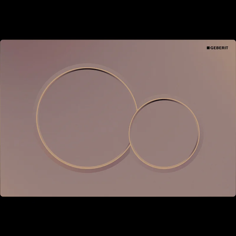 115.770.DW.5 Geberit Клавіша змиву Sigma01 для подвійного змиву, чорна RAL 9005