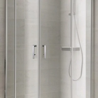 R80RG Душова кабіна ROUND напівкругла 800x800x1900 мм скло grape