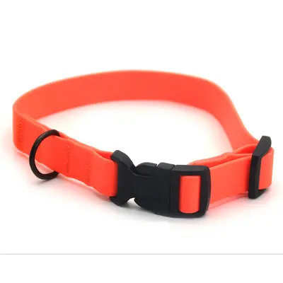 Нашийник для собак Zoo-hunt 1,6 см 22-35 см біотановий помаранчевий 1029