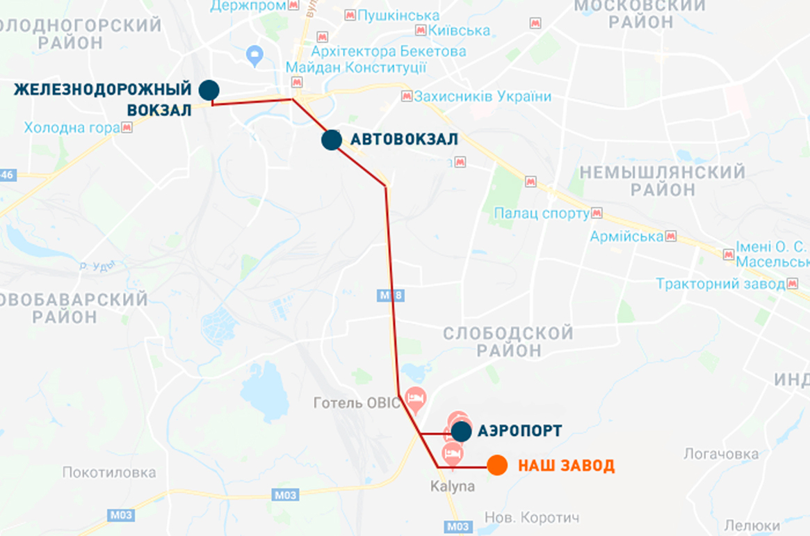 Карта Santan